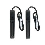 Hyper Tough 6 Outlets 2.5ft Power Strip, 2 Pack, Black (PS682_2PKB) 082721406668