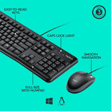 920-002565 Logitech Desktop MK120 Durable, Comfortable, USB Mouse and keyboard Combo 097855065476