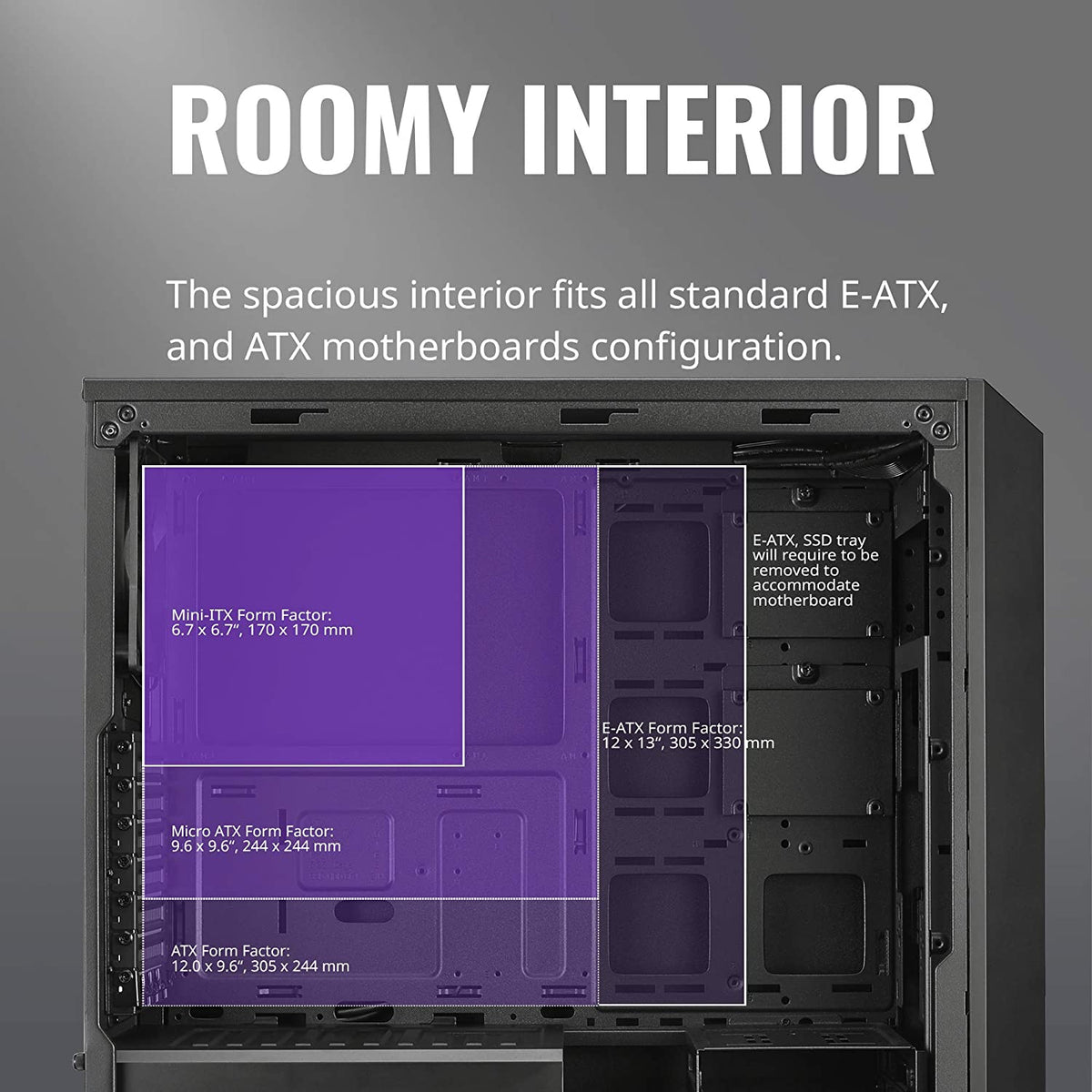 MCY-B5P2-KWGN-03 Cooler Master® MasterBox Pro 5 ARGB E-ATX Mid