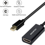 X001VRALQF Benfei Mini Display Port to HDMI, Mini DP (Thunderbolt) to HDMI Converter 6971785940345