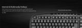 AKB-133CB ADESSO EasyTouch Desktop USB Multimedia Keyboard and Mouse Combo 783750007870