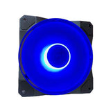 CO12L-BL Apevia 120MM Led Case Fan w/ Anti-Vibration Rubber Pads, 1 pack 837344006340