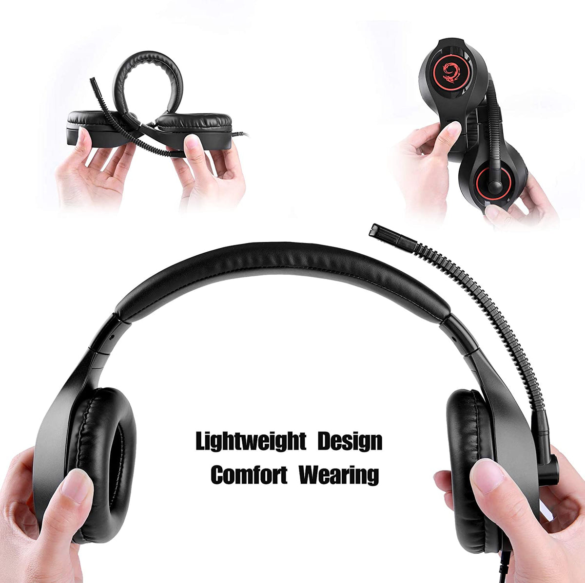A2 Senicc 2 Pack Gaming Electronics with Headset Computers & AMT | Z0024IK7R3 – Microphone
