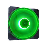 CO12L-GN Apevia 120MM Led Case Fan w/ Anti-Vibration Rubber Pads, 1 pack 837344006357