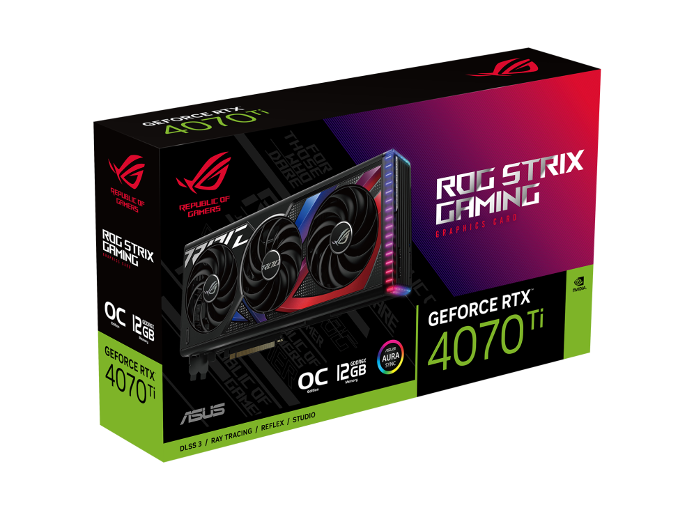 ROG-STRIX-RTX4070TI-O12G-GAMING ASUS GeForce RTX 4070 Ti 12GB