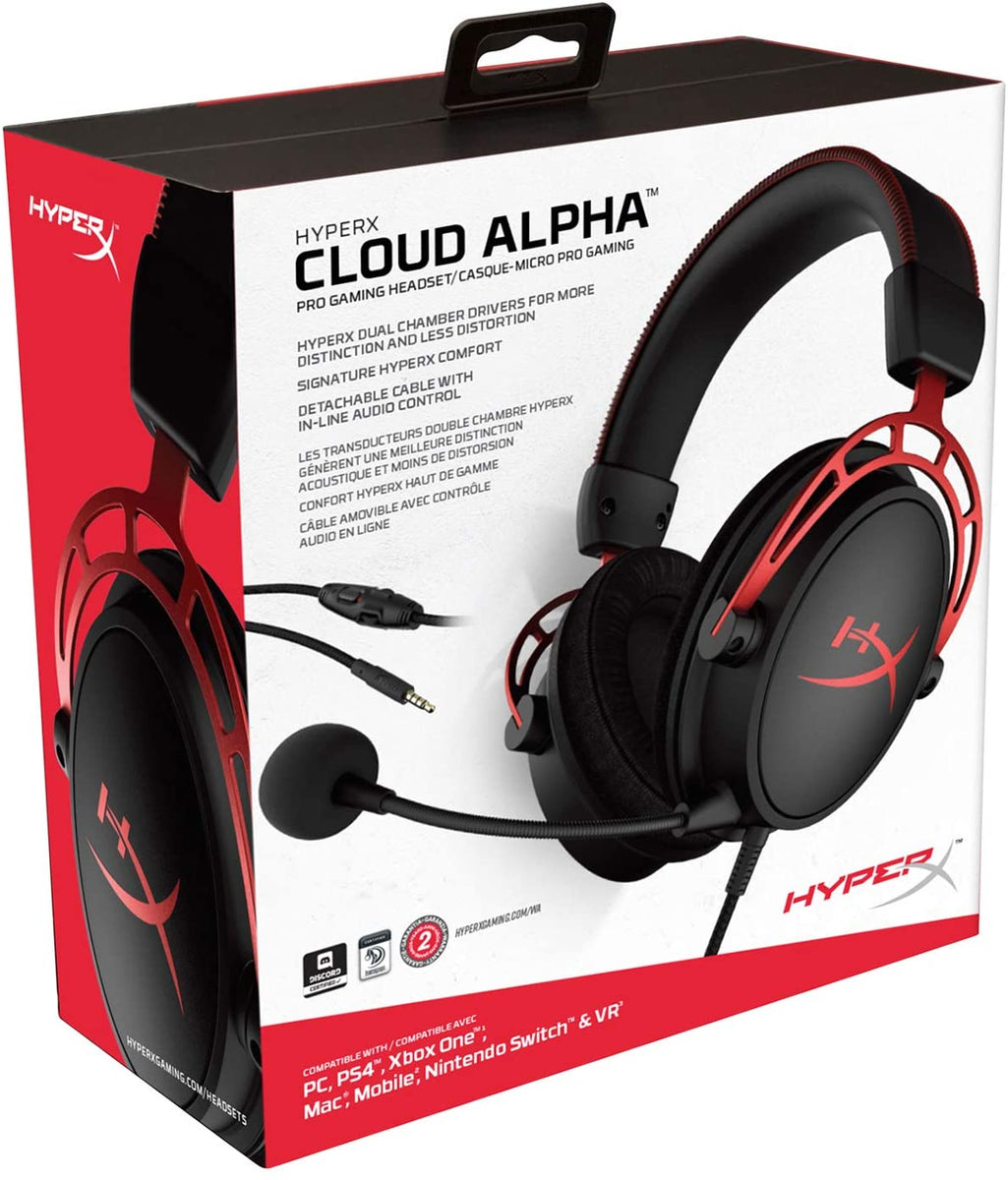 HyperX Cloud Alpha Gaming Headset - TimTheTatMan Edition - Dual Chamber  Drivers, Memory Foam, Aluminum Frame, Detachable Microphone
