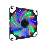 AF512L-S4C Apevia 120MM Led Case Fan w/ Anti-Vibration Rubber Pads, 1 pack 837344004230