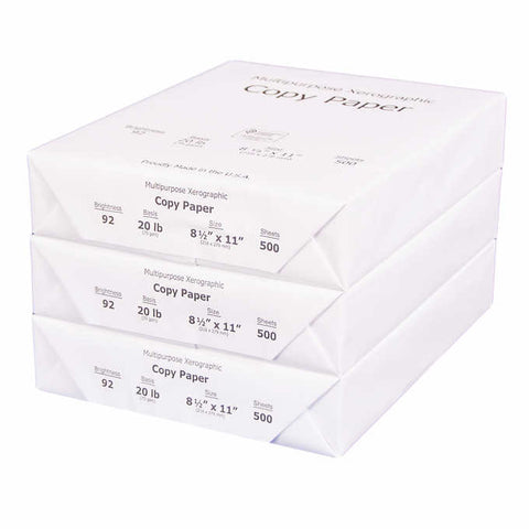 Standard Multipurpose Xerographic Copy Paper, 500 sheet ream