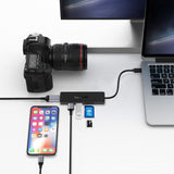 M5VC02 QGeeM 5 in 1 USB C to HDMI 4K, USB 3.0, SD/TF Card Reader B0822M7ZP5
