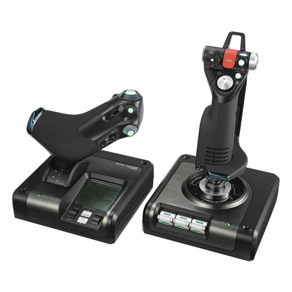 945-000022 Logitech G Saitek X52 Pro Flight Control System Black/Silver 097855127877