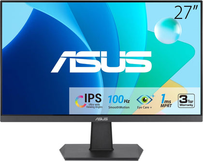90LM0551-B011B3 ASUS VA27EHF 27" Full HD 1080P 100Hz Monitor 197105078345