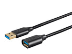 USB 3.0 A Male to A Female Premium Braided Extension Cable