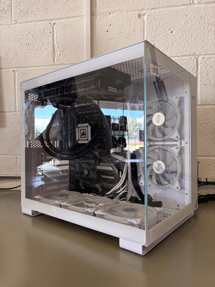 #C082026 Consignment USED Ryzen 5 5600X + Zotac RTX 3080 Ti 12GB Bundle | B550 Tomahawk + Corsair 240mm AIO + 850W Gold PSU + White Case