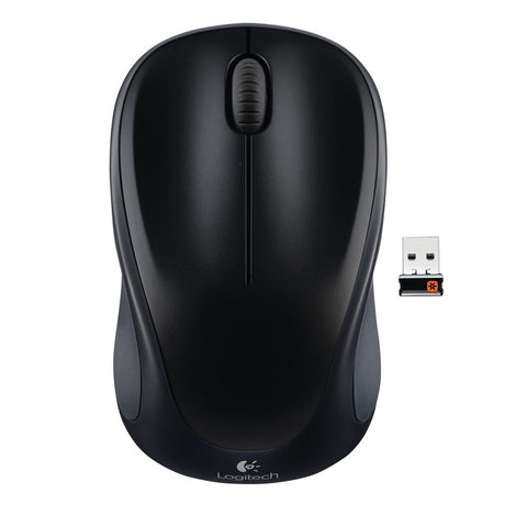 910-003416 Logitech M317 Compact Wireless Mouse, Scrolling, Black 097855091345