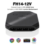 FH14-12V upHere 12V RGB to 5V ARGB Fan Hub 113076680729