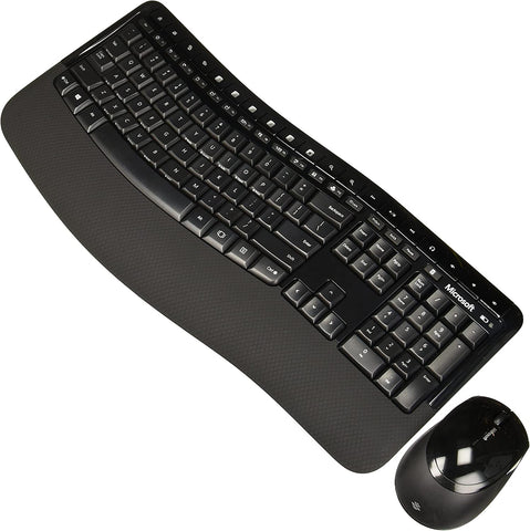 Microsoft Wireless Comfort Desktop 5050 - Black. Ergonomic Keyboard and Mouse Combo 885370993837