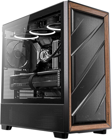 FLUX Antec FLUX Wood Mid Tower PC Case 761345101332