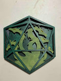 LM240027 Loot Monkeys Sm Hexagon Hydra Wall Art