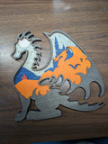 LM240071 Loot Monkeys Big Dragon Wall Art