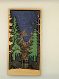 LM240123 Loot Monkeys Stage in Forest Wall Art