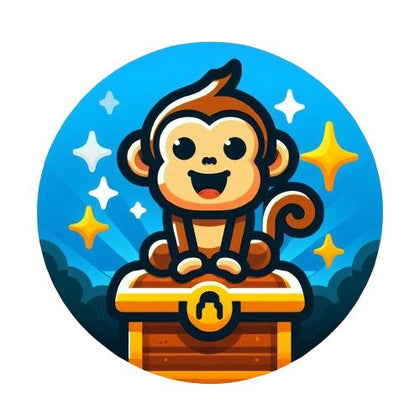 LM240124 Loot Monkeys 2 Layer Clock Assorted Wall Art