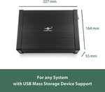 NST-540S3-BK Vantec NexStar DX2 USB 3.0 5.25" Blu-Ray/CD/DVD SATA External Enclosure 844767023649
