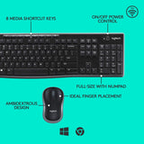 920-008813 Logitech MK270 Wireless Keyboard Mouse Combo 097855138996