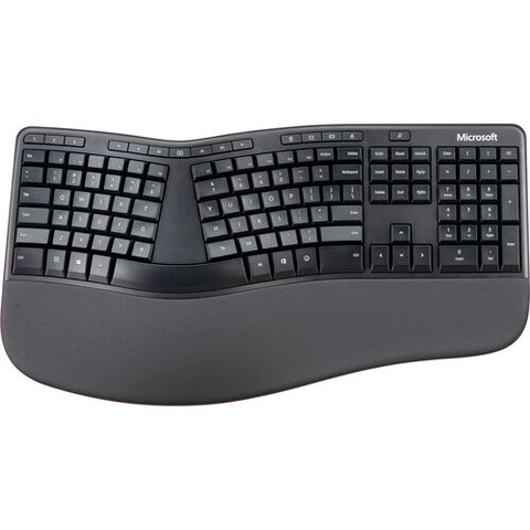 LXN-00001 Microsoft Ergonomic Keyboard, Black 889842460322