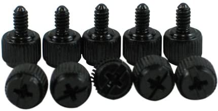 XC-25116 1-Pack Black Computer Case Thumbscrews (6-32 Thread) 943361010701
