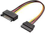 232B1P 8 In SATA 15Pin M to F Power Extention Cable 971785940567
