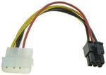 4P6P 4 Pin Molex to 6 Pin PCIE Adapter Cable 008541689338