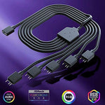 MFX-AWHN-1NNN5-R1 Cooler Master ARGB 1-to-5 Splitter Cable 3-Pin LED Connector 58 cm 884102061387
