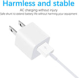 X0029KR6VL iPhone Charger, MFi Certified Charging Cable and USB Wall Adapter Plug Block