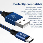 XIAE Micro USB Fast Charge Nylon Braided Cable