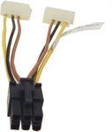A001-W011-RS1 5 Inch Dual 4 Pin to 6 Pin Power Cable 4872503152014