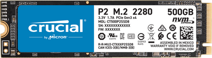 CT500P2SSD8 Crucial M.2 500GB Solid State Drive SSD 649528823427