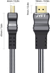 675663071515 JYFT 6ft HDMI Cable HDMI 2.1, 120Hz Ultra HD, Ethernet & Audio Return 675663071515
