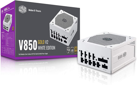 MPY-850V-AGBAG-US Cooler Master V850W Gold V2 White Edition Modular Power Supply 884102064777