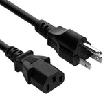 Universal Standard Computer Power Cable 3-Prong