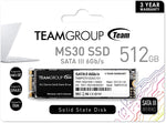SSD-MS30-512GB 512GB NGFF M.2 SATA III 6Gb/s Internal SSD 765441040977