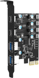 UP4210 4-Ports PCI-E to USB 3.0 Expansion Card 113119144419