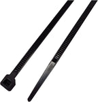 848102-100PK 6" Black Cable Ties, 18lb Test, UV Resistant 100 pack 841511100022