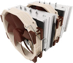 NH-D15 Noctua Premium CPU Cooler w/ 2X NF-A15 PWM 140mm Fans, Brown 842431012456