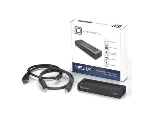DM2-P8-256-BK Oyen Digital Helix Dura USB-C NVMe Portable SSD 850003263816