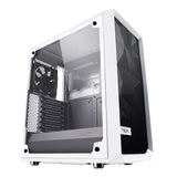 FD-CA-MESH-C-WT-TGC Fractal Design Meshify C Compact Mid Tower Computer Case, White 843276100100