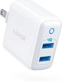 A2027121 Anker Dual USB Wall Charger for iPhone, iPad Pro/Air 2/mini 4, Galaxy x001fzug77