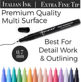 4336982204 ARTISTRO Paint Pens for Rock Painting etc. set of 15 X001OGF005