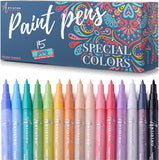 4336982204 ARTISTRO Paint Pens for Rock Painting etc. set of 15 X001OGF005