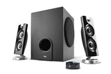 CA-362S Cyber Acoustics 3pc 30W Speaker Set, Black 646422002224