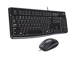 920-002565 Logitech Desktop MK120 Durable, Comfortable, USB Mouse and keyboard Combo 097855065476